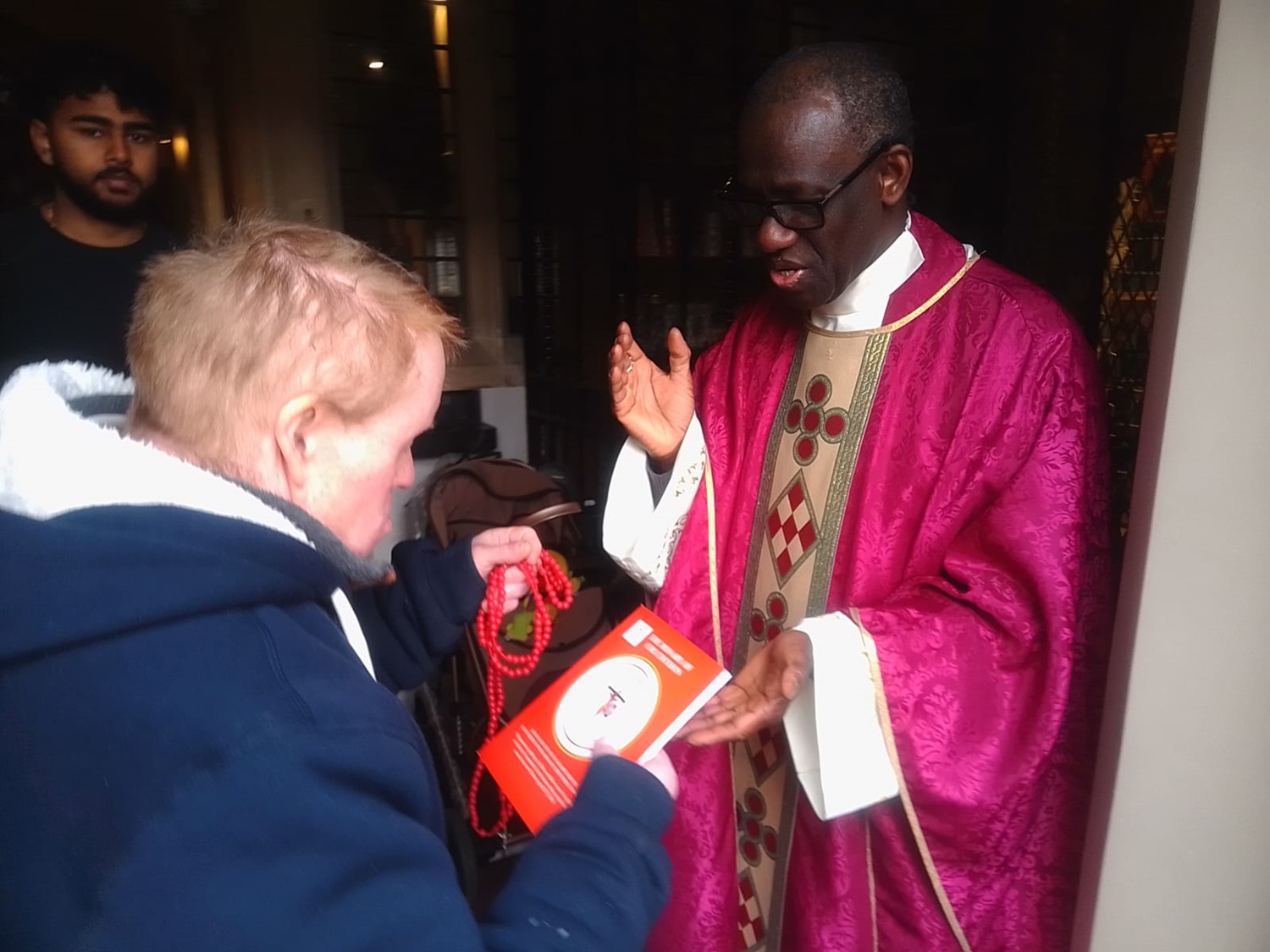 Rosary of Crucifixion outreach at Precious Blood Church Edmonton